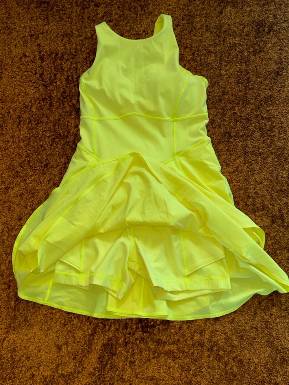 lululemon athletica Neon Yellow Athletic Dress - Picture 2 of 9